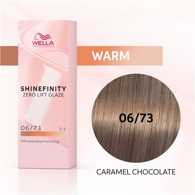 Wella Professional Shinefinity Zero Lift Glaze - 06/73 60ml - Dark Blonde Brown Gold főképe